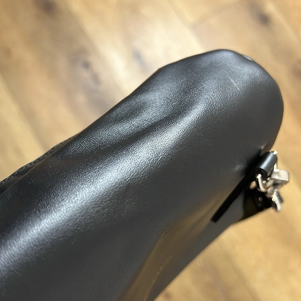 Gianni Chiarini Black Leather Small Crossbody Bag